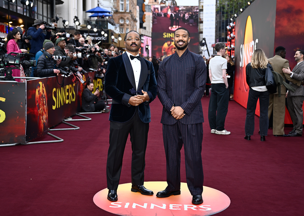 Ryan Coogler and Michael B. Jordan attend the European premiere of “Sinners