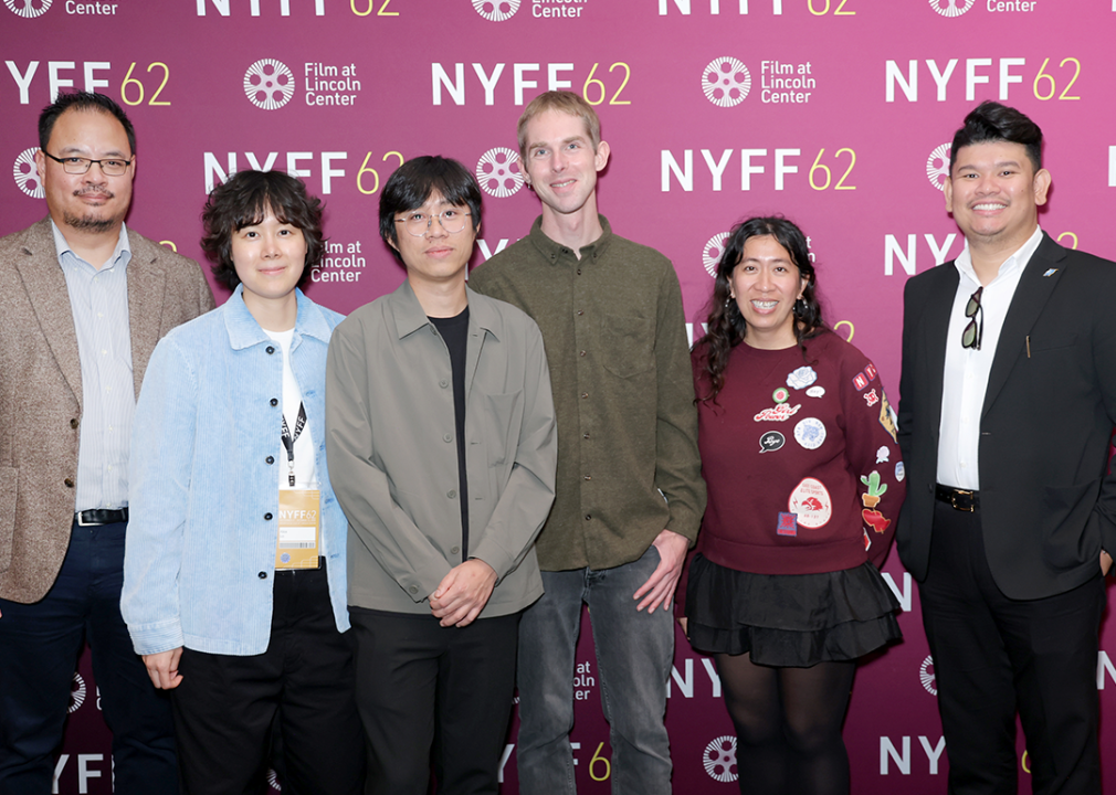 Justin Chang, Alex C. Lo, Trương Minh Quý, Nicolas Graux, Nguyen Thi Xuan Trang and Bryan Khoi Nguyen attend premiere.